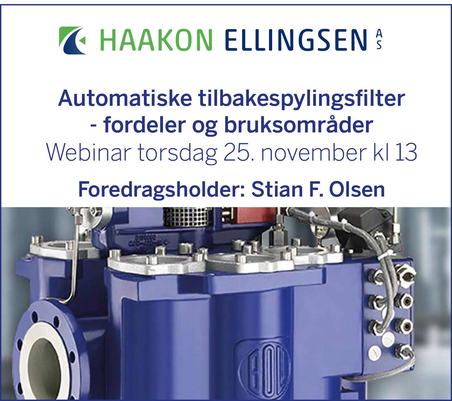 Automatiske tilbakespylingsfilter