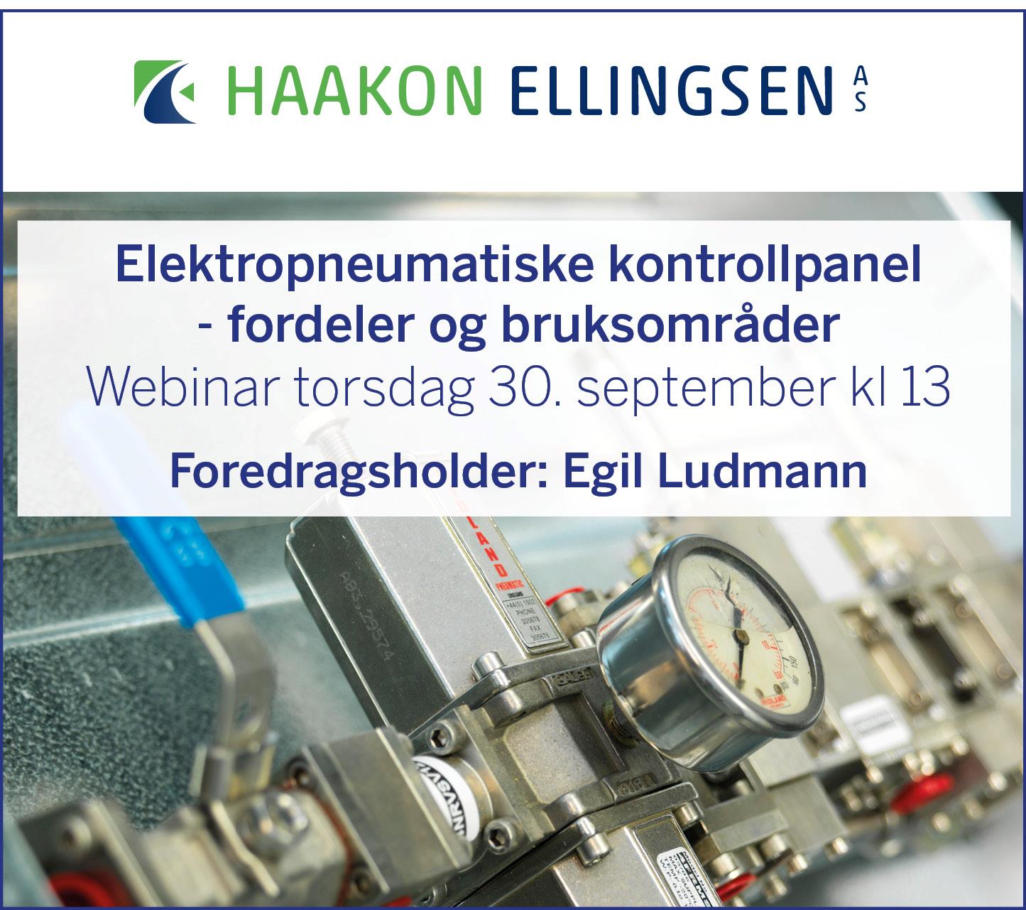 Elektropneumatiske kontrollpanel