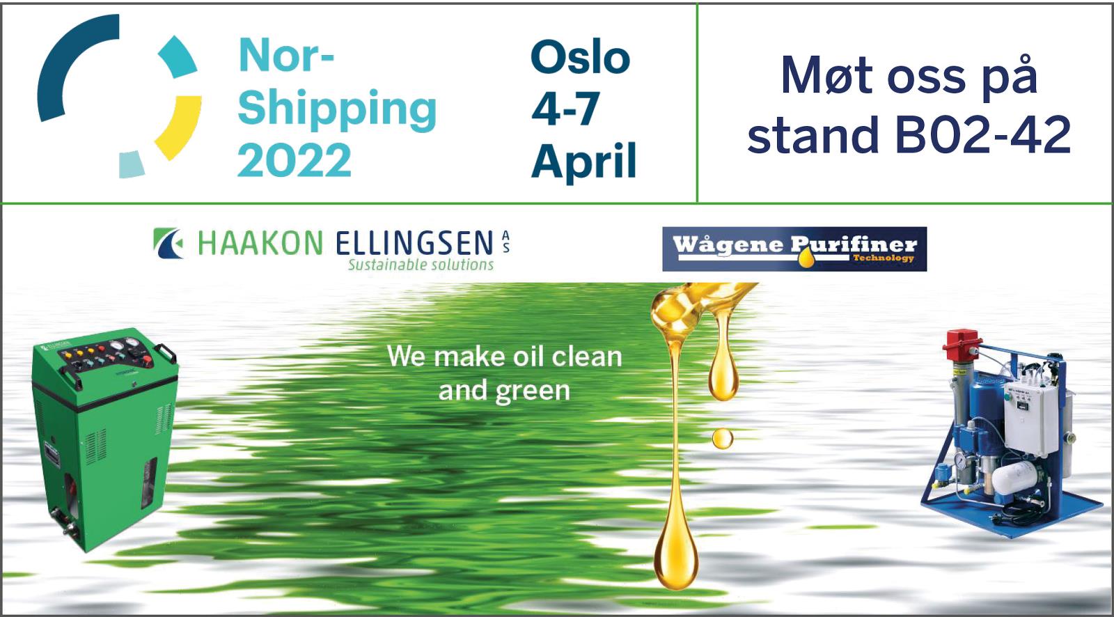 Møt oss på Nor-Shipping 4. - 7. april